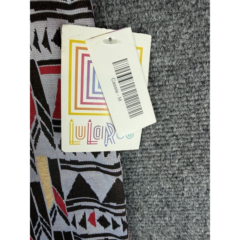 Lularoe Aztec Geometric Medium Cassie Pencil Skirt Gray Boho Office NEW! - Picture 3 of 9